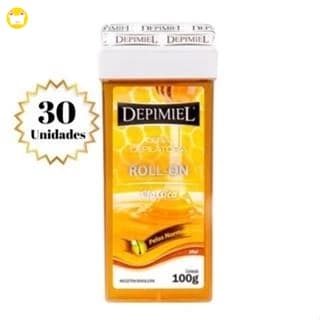 Kit c/30 Cera Depilatória Roll-On Clássica 100g - Depimiel