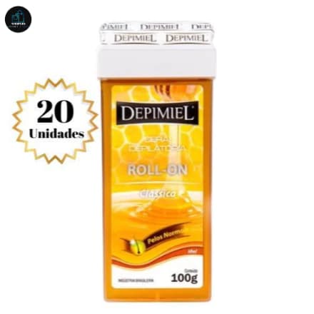 Kit c/20 Cera Depilatória Roll-On Clássica 100g - Depimiel