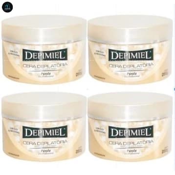 Kit 4 unidades de Ceras Pérola Para Buço - 250g - Depimiel