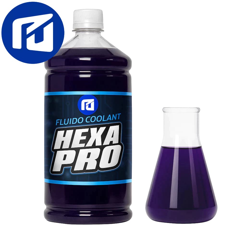 Fluido Water Cooler 1 Litro HEXA PRO Roxo Premium - Alto Desempenho