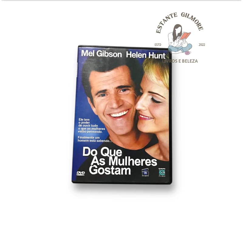 DVD “Do Que As Mulheres Gostam” - Mel Gibson e Helen Hunt | Dublado e Legendado