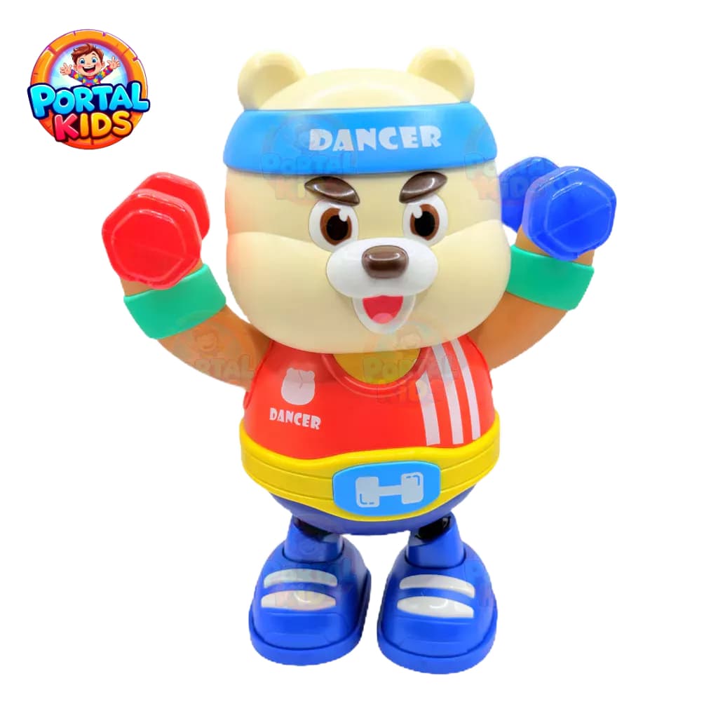 Urso Musical Interativo com Luzes e Movimentos  Brinquedo Infantil 1 a 3 Anos