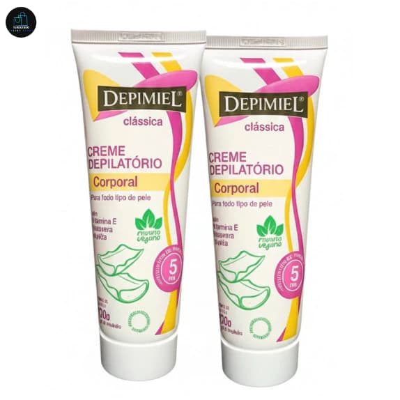 Kit com 2 Cremes Depilatórios Clássico 120g - Depimiel