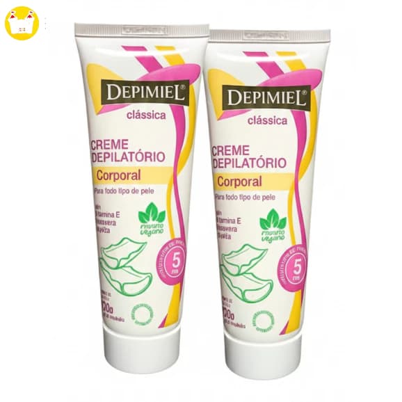Creme Depilatório Depimiel 120g Kit com 2 unidades