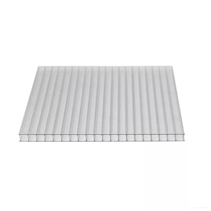 Placa Corte Chapa 50 x 50cm 4mm Policarbonato Alveolar Varias Cores
