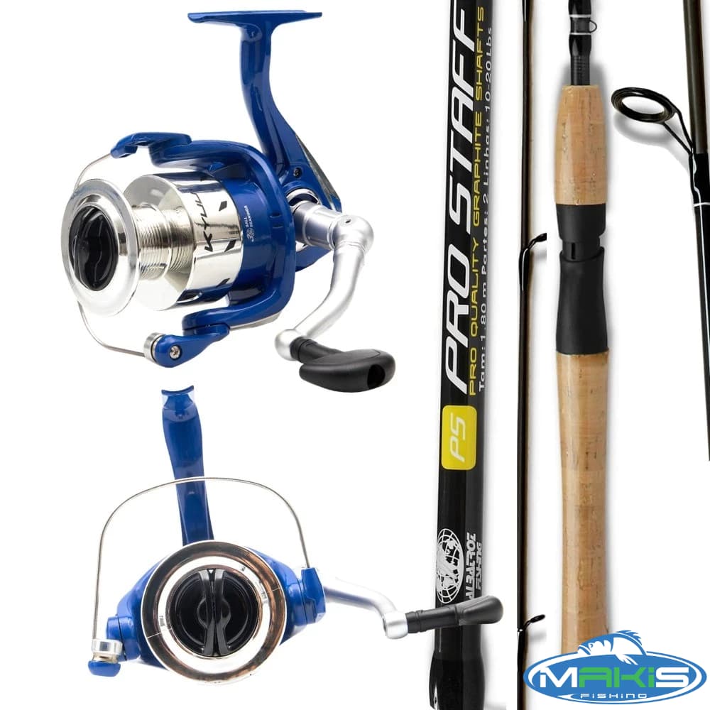 Vara de Pesca 1,80mt Molinete 4000 Kit de Pesca Barato