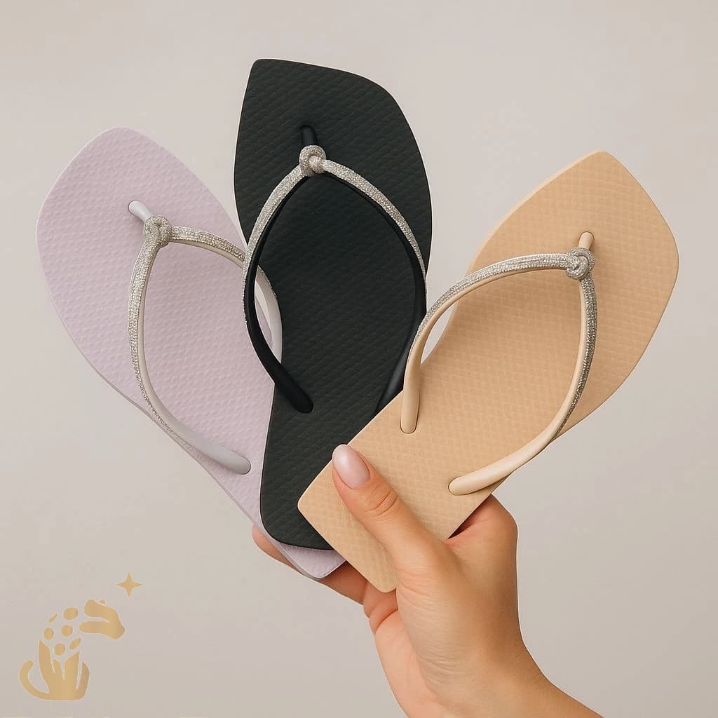 Chinelo Rasteira Feminina Quadrada Strass Feminino Do 33 Ao 40