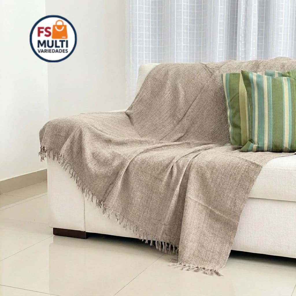 Manta para Sofá Luxo Gigante 170×230 cm Conforto e Decoração Cores Variadas