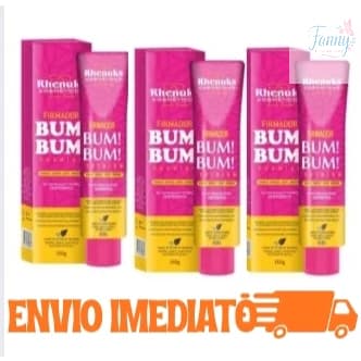 Gel Anticelulite Firmador BumBum Rhenuks 150g coxas quadril bumbum
