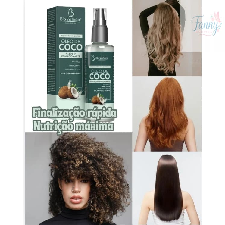 Reparador de Pontas Óleo de Coco Bio Instinto 50ml – Selando Pontas Duplas