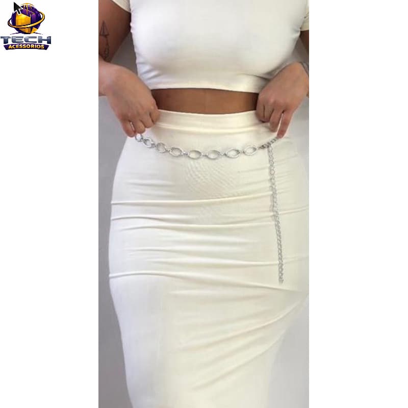 Cinto Boêmio Luxo Feminino Elegante Acessório Moda Cinto para Vestido Acessório Chic Estilo Fashion