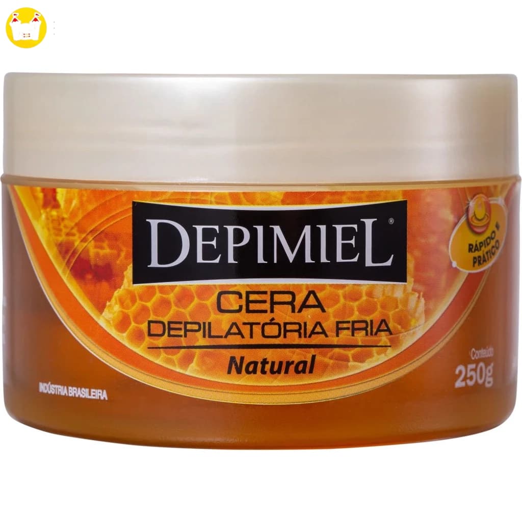 Cera Depilatória Fria Natural 250g - Depimiel