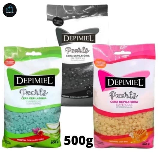 Cera Depilatória em Perolas 500g - Depimiel