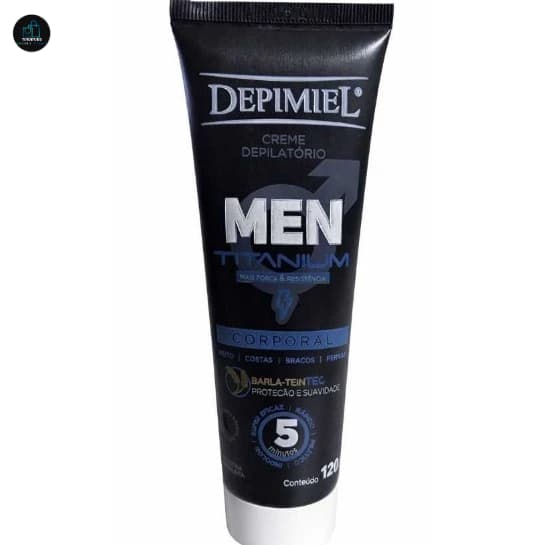 Creme Depilatório Men Titanium Corporal 120g - Depimiel