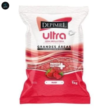 Cera Depilatória Pérolas Ultra Ruby 1kg - Depimiel