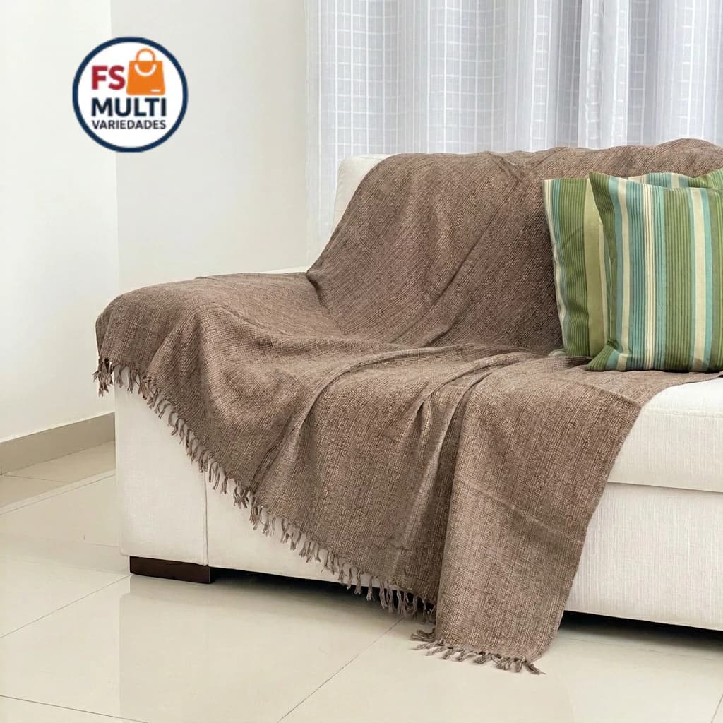 Mantas Para Sofá 2,30 x 1,70m King Luxo Gigante 100% Algodão Protetor Decoração