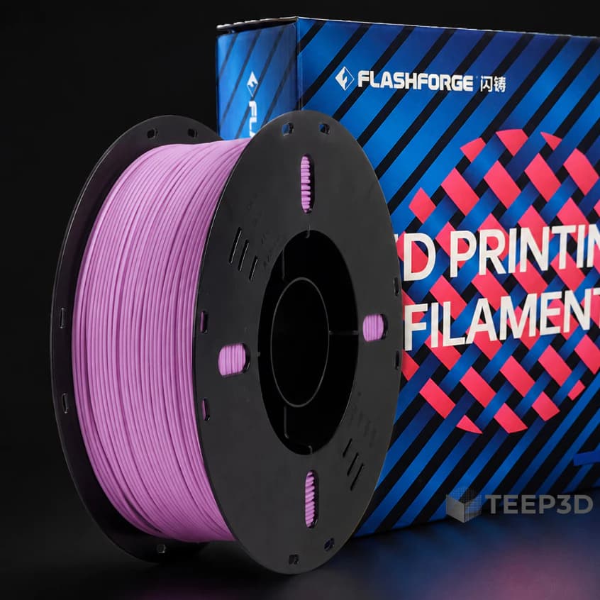 Filamento PLA Flashforge Roxo Claro 1Kg/3Kg Alta Qualidade Impressora 3D (Lilás Rosado)