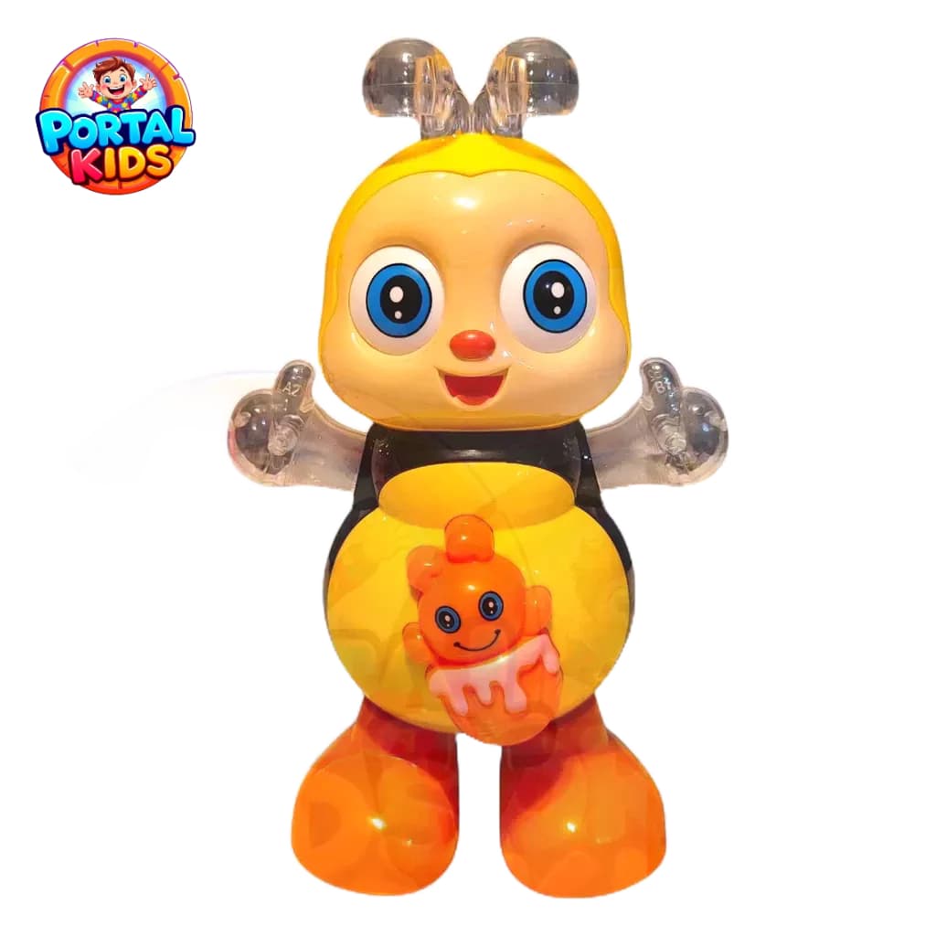 Abelha Dançante Musical com Luzes  Brinquedo Infantil que Anda e Toca Música
