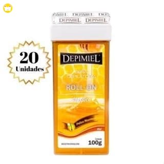 Kit c/20 Cera Depilatória Roll-On Clássica 100g - Depimiel