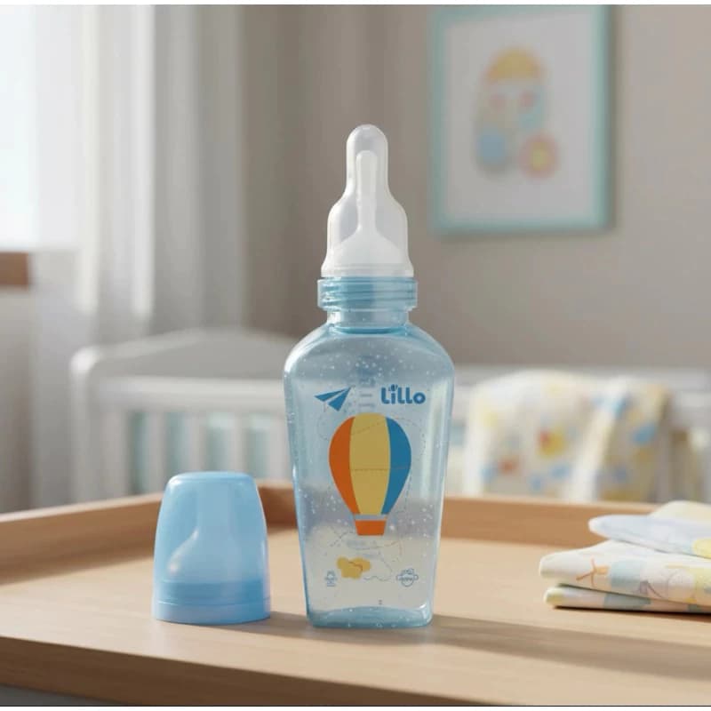 Chuquinha Primeiros Passos Lillo - MAMADEIRA 50 ML BICO REDONDO DE SILICONE