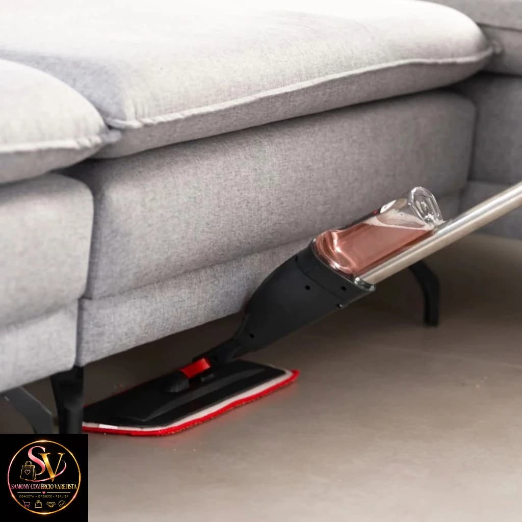 Mop Spray Rodo Lava Seca Borrifador Refil Microfibra Limpeza Casa Conforto Lavagem
