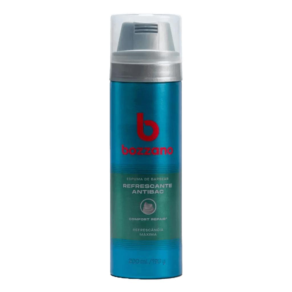 Espuma de Barbear Bozzano Refrescante 200ml