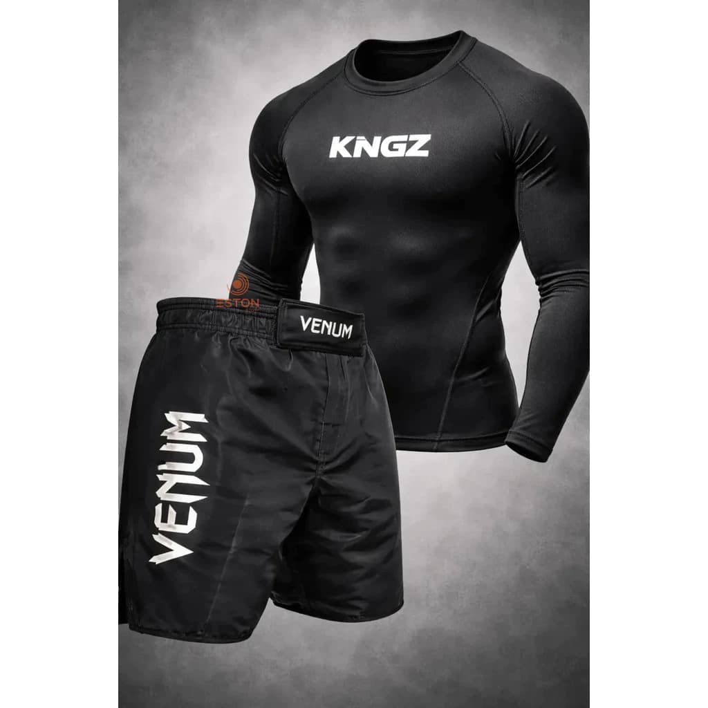 Kit Treino Nogi BJJ Mma Jiu-jitsu Muay Thai Alta Performance P M G GG