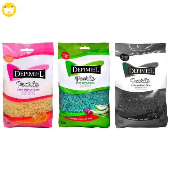 Cera Depilatória em Pérolas de 1kg - Depimiel