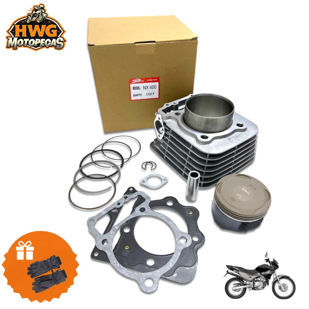 Kit Cilindro Completo Honda Nx400 Falcon 1999-2006 HWG