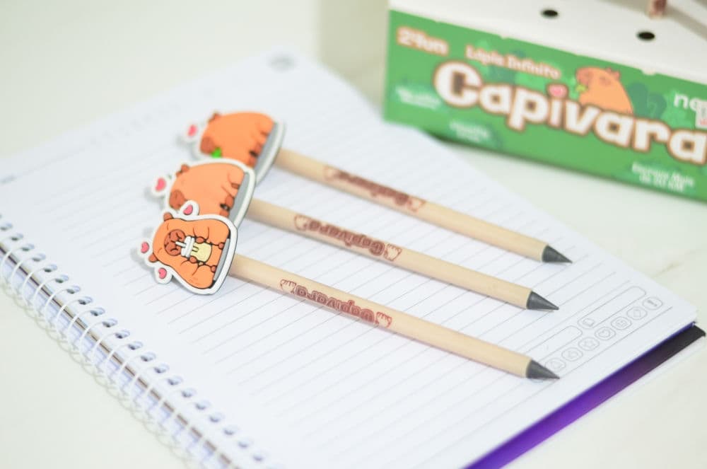 Lápis Infinito- Capivara