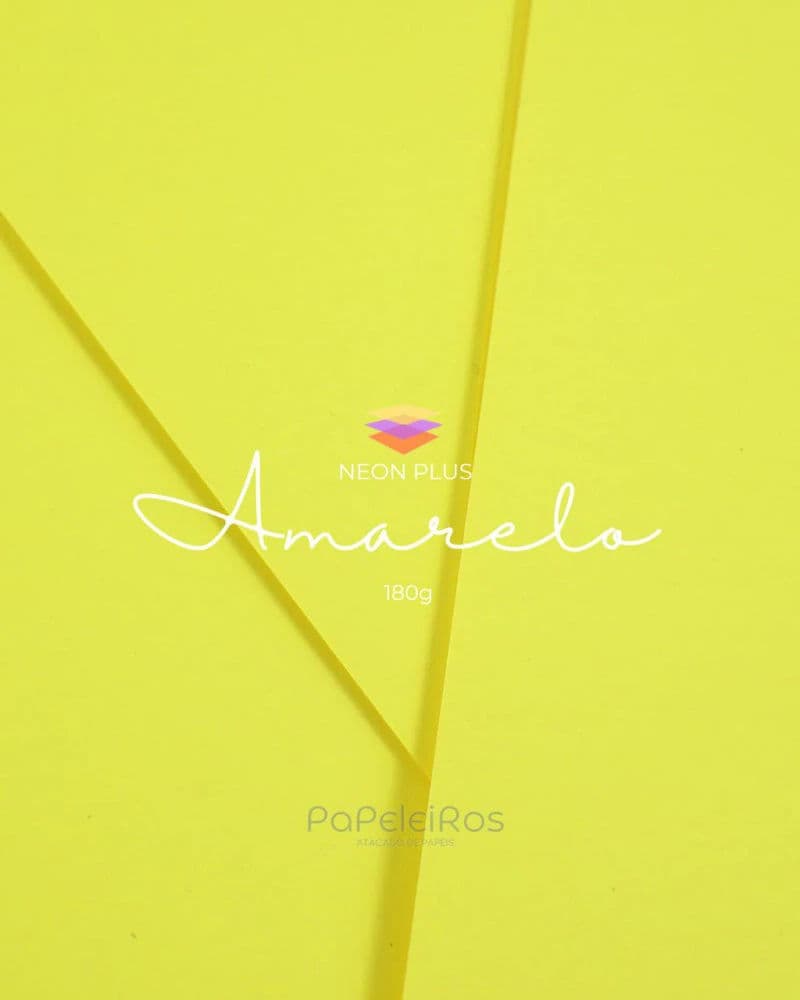 Color Plus Neon Amarelo 180g A4