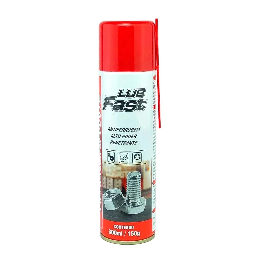 Desengripante Antiferrugem Lubrificante Uso Geral 300ml/150g - LubFast