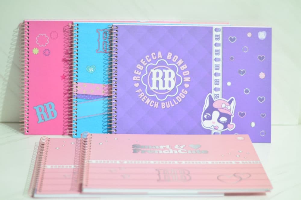 Caderno de Desenho Rebecca Bombom -60 folhas