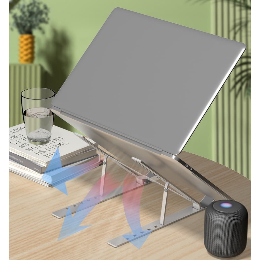 Suporte Apoio De Notebook Laptop Compacto Articulado Home Office / Suporte Notebook / Porta Notebook Preto