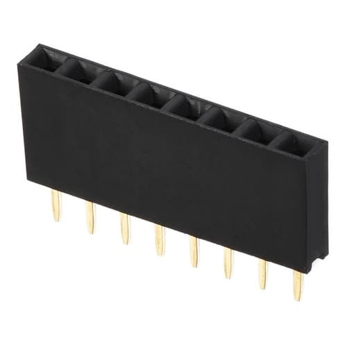 Kit 10 Barras De 8 Pinos Conector Tipo Femea