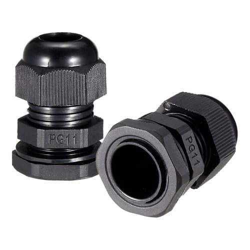 Kit 10 Pcs Prensa Cabo Pg11 3/8 Preto, Vedado