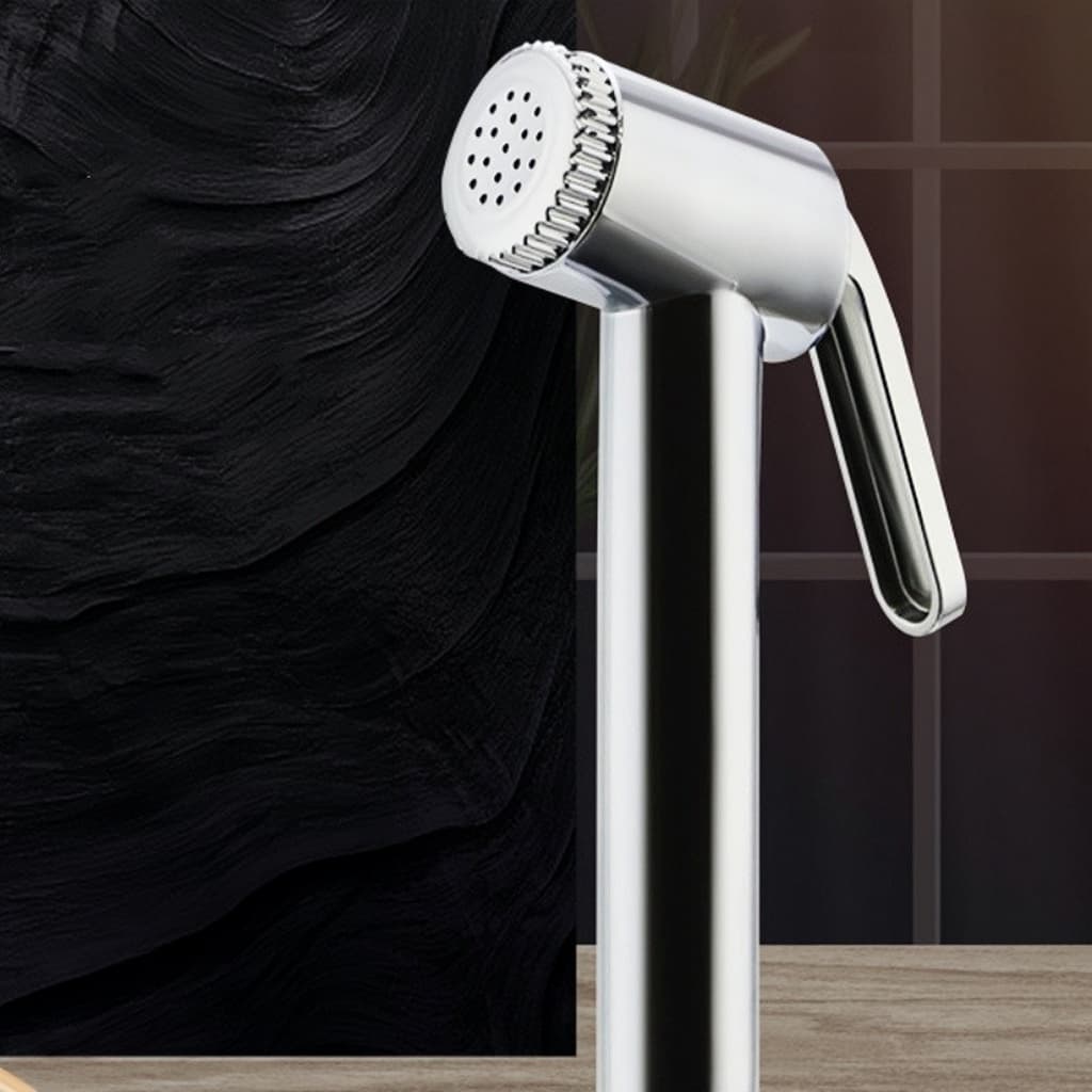 3 Pcs Ducha Higiênica Para Banheiro Completa Luxo Inox núcleo da válvula de cobre 1,2m Chuveirinho Privada