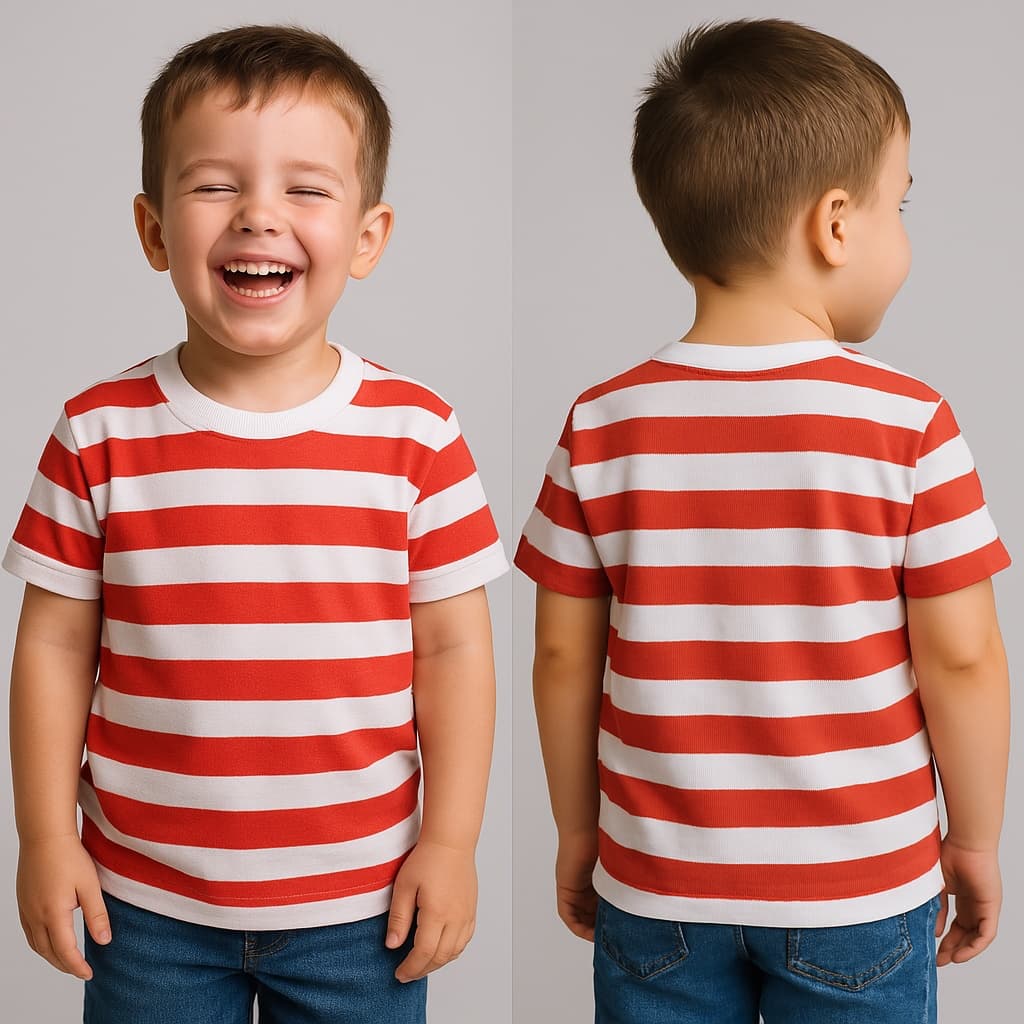 Camisa Listrada Infantil – Conforto e Estilo para Meninos Modernos