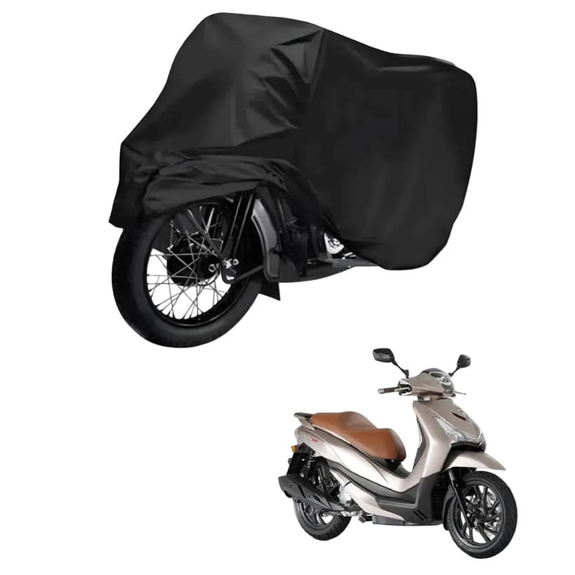 Capa de Cobrir Moto em Couro Impermeável Anti-Uv Protetora Anti-Risco para Dafra Citycom HD 300