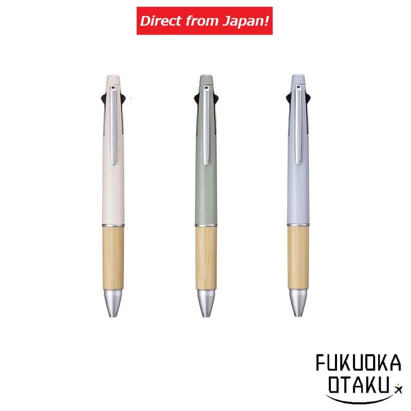 UNI Caneta Multifuncional Jetstream 4&1 BAMBOO Esferográfica【Direto do Japão】