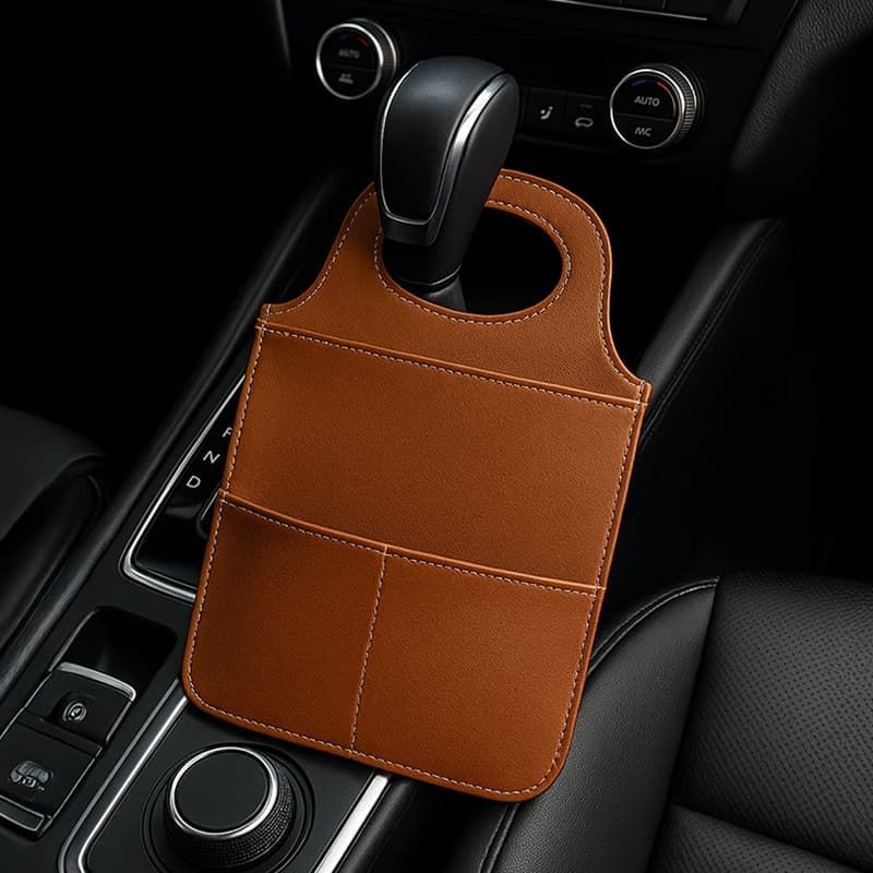 Lixeira Discreta Para Carro Manual C/ Compartimento Compacto Estilo Funcional Envio Já