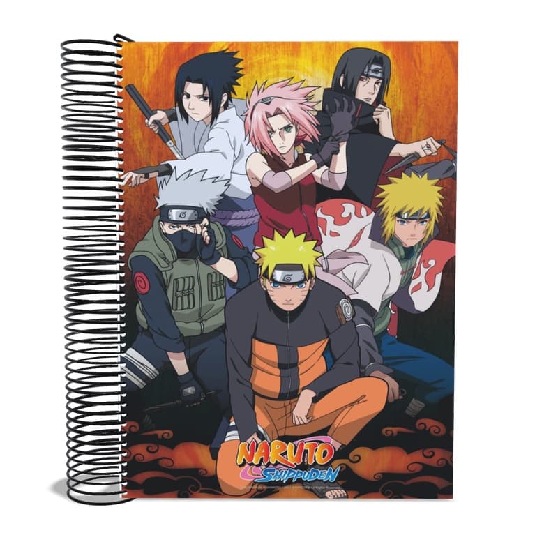 Caderno 20 Matérias Naruto 400 Fls escolar