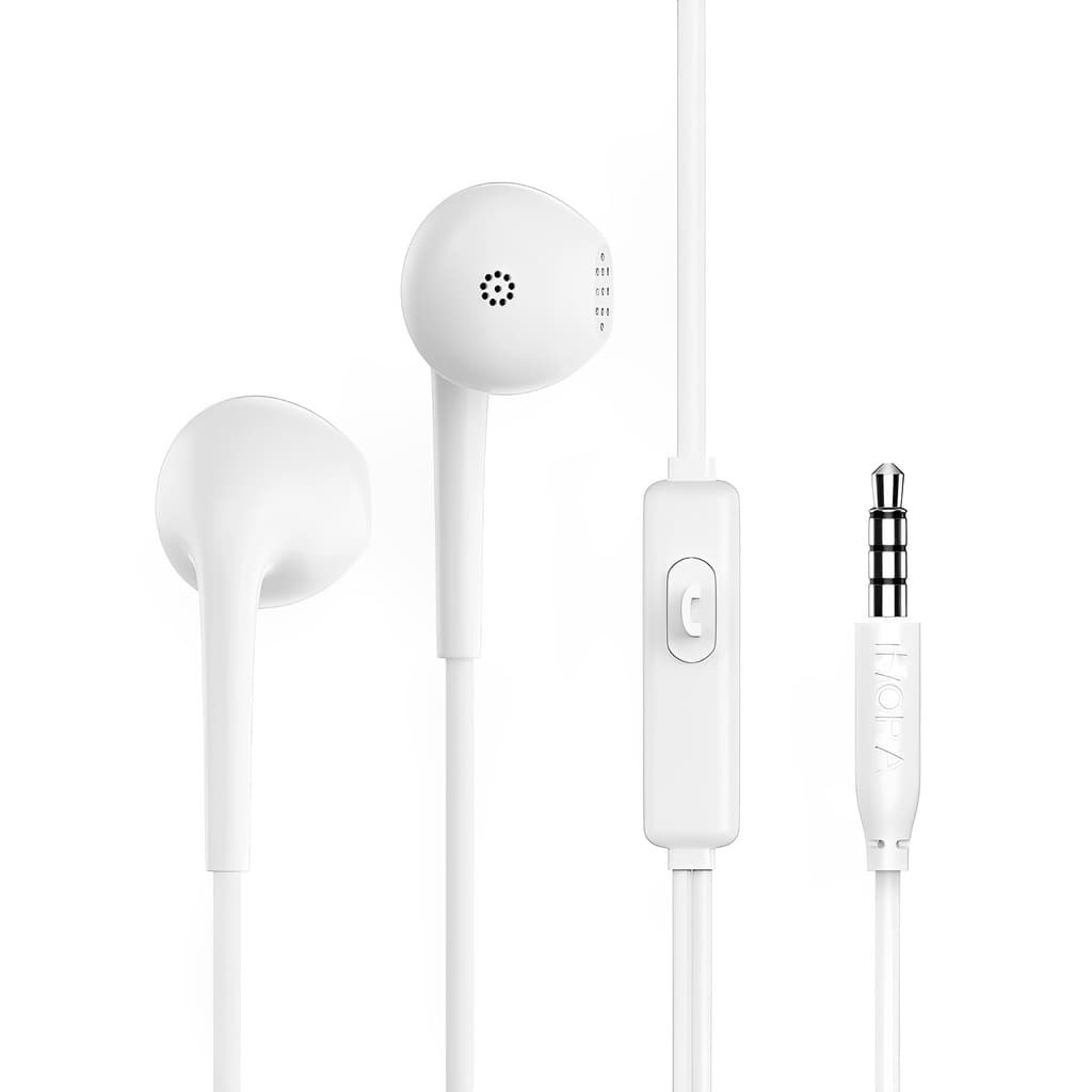 Fone Ouvido Com Fio 1Hora 3.5mm Intra-auricular Branco