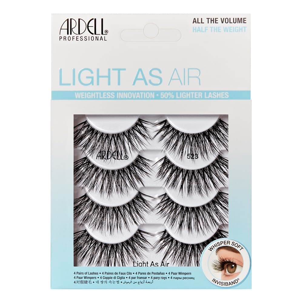 Cílios Postiços Ardell Light As Air 523 Pacote 4 Pares