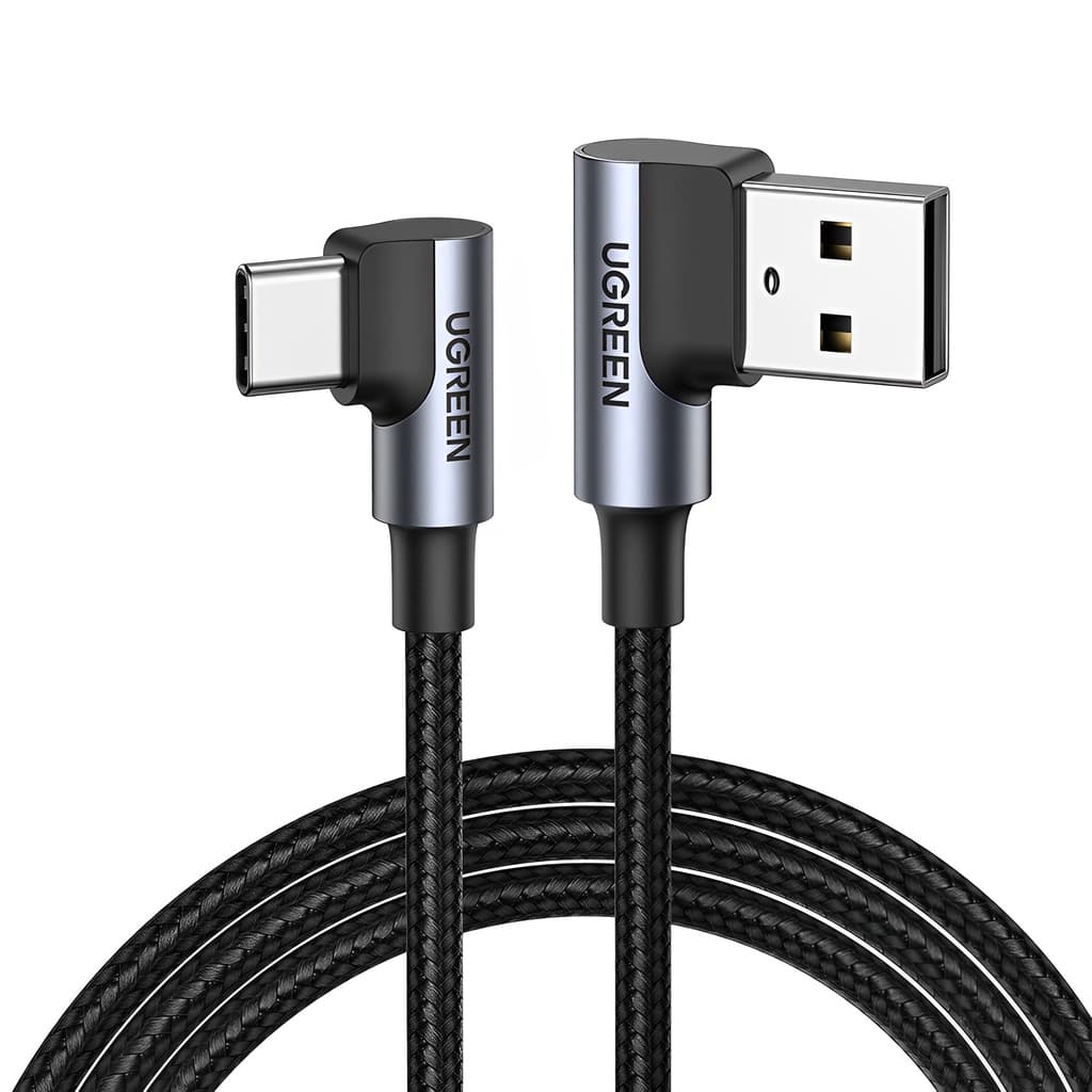 Cabo de Dados Ugreen Usb 2.0 Angular p Tipo C Angular 2m
