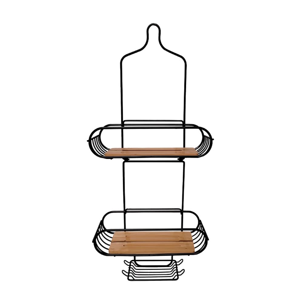 Organizador Banheiro Homfel Porta Shampoo Sabonete Preto