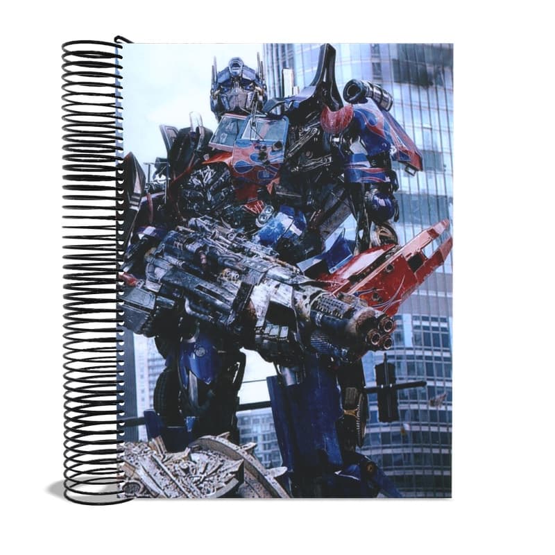 Caderno 20 Matérias Transformers 400 Fls escolar
