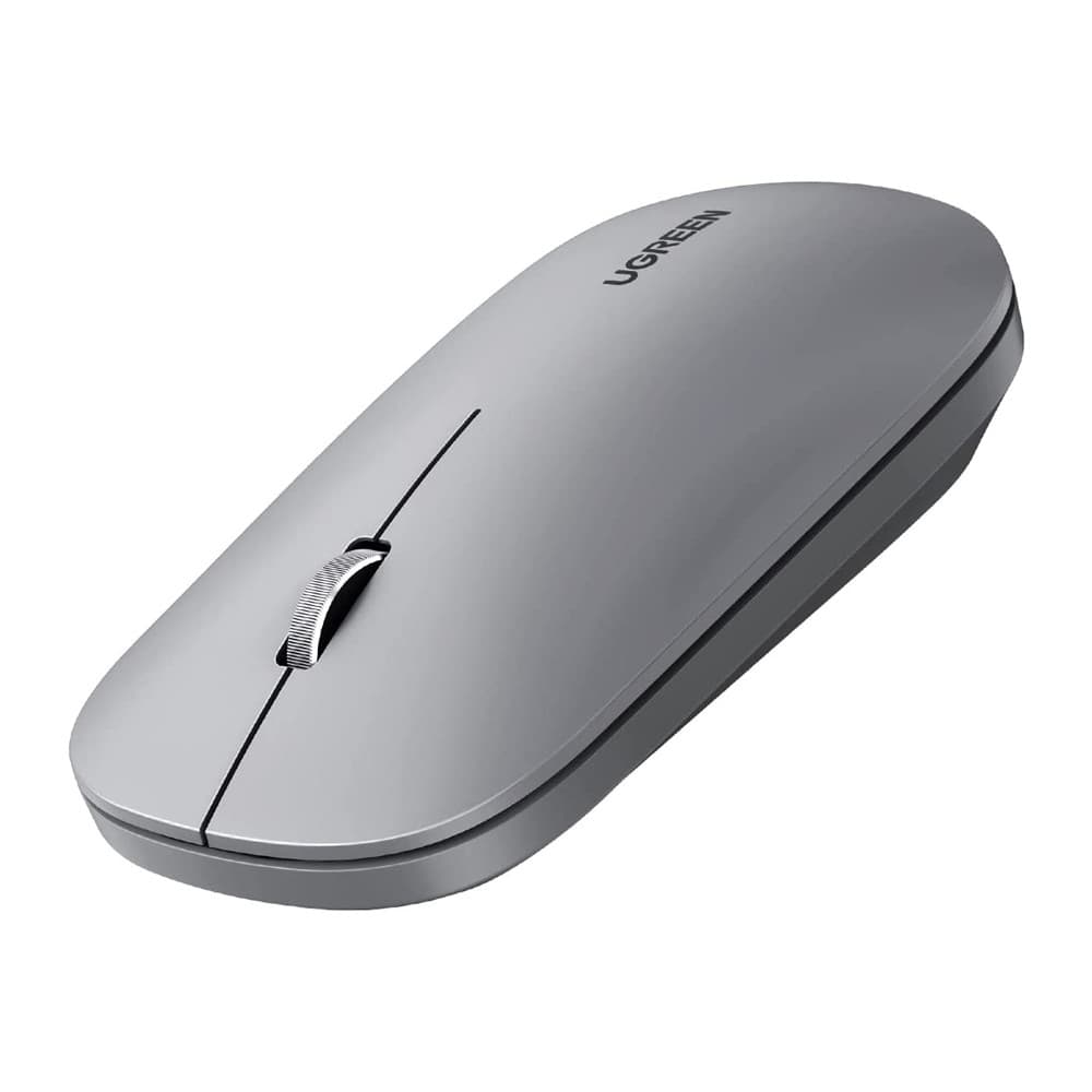 Mouse Sem Fio UGreen Sensor de 4000 Dpi 4 Níveis Cinza
