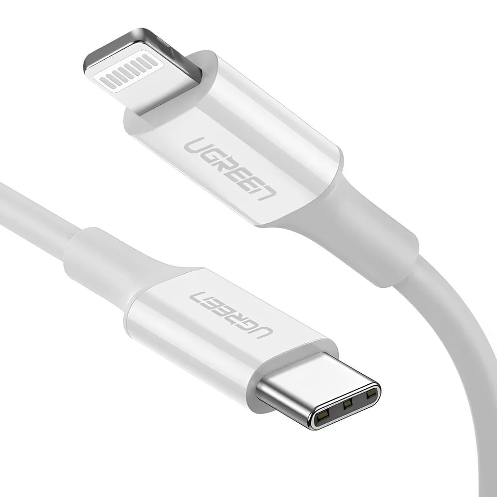 Cabo Carregamento Ugreen Tipo C p Lightning 1M Cert. MFi