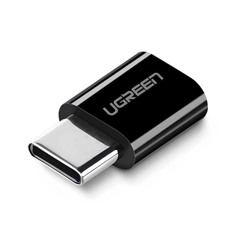 Adaptador Ugreen Us157 Micro Usb TipoC p Micro Usb Preto